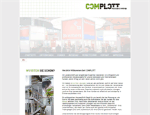 Tablet Screenshot of complott.net